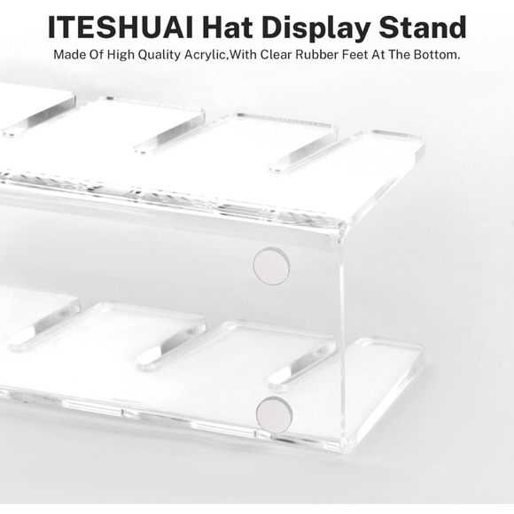 2 pack hat stand for baseball cap acrylic display - Picture 3 of 5